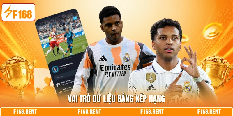 Vai trò dữ liệu bảng xếp hạng